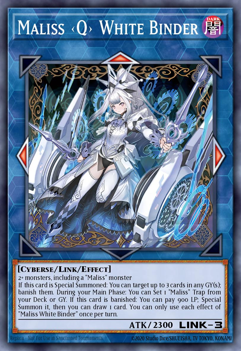Maliss <Q> White Binder — Crossover Breakers EN019