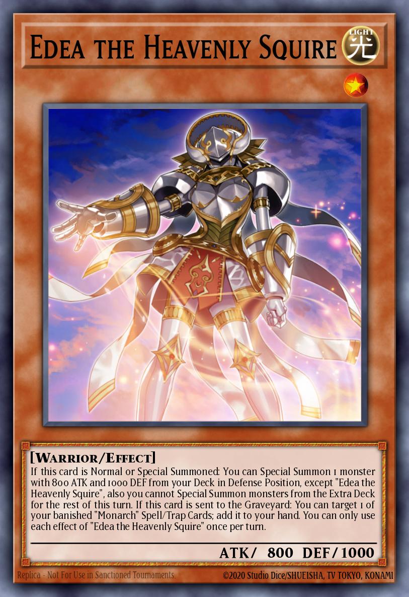 Edea, o Escudeiro Celestial — Emperor of Darkness Structure Deck EN003