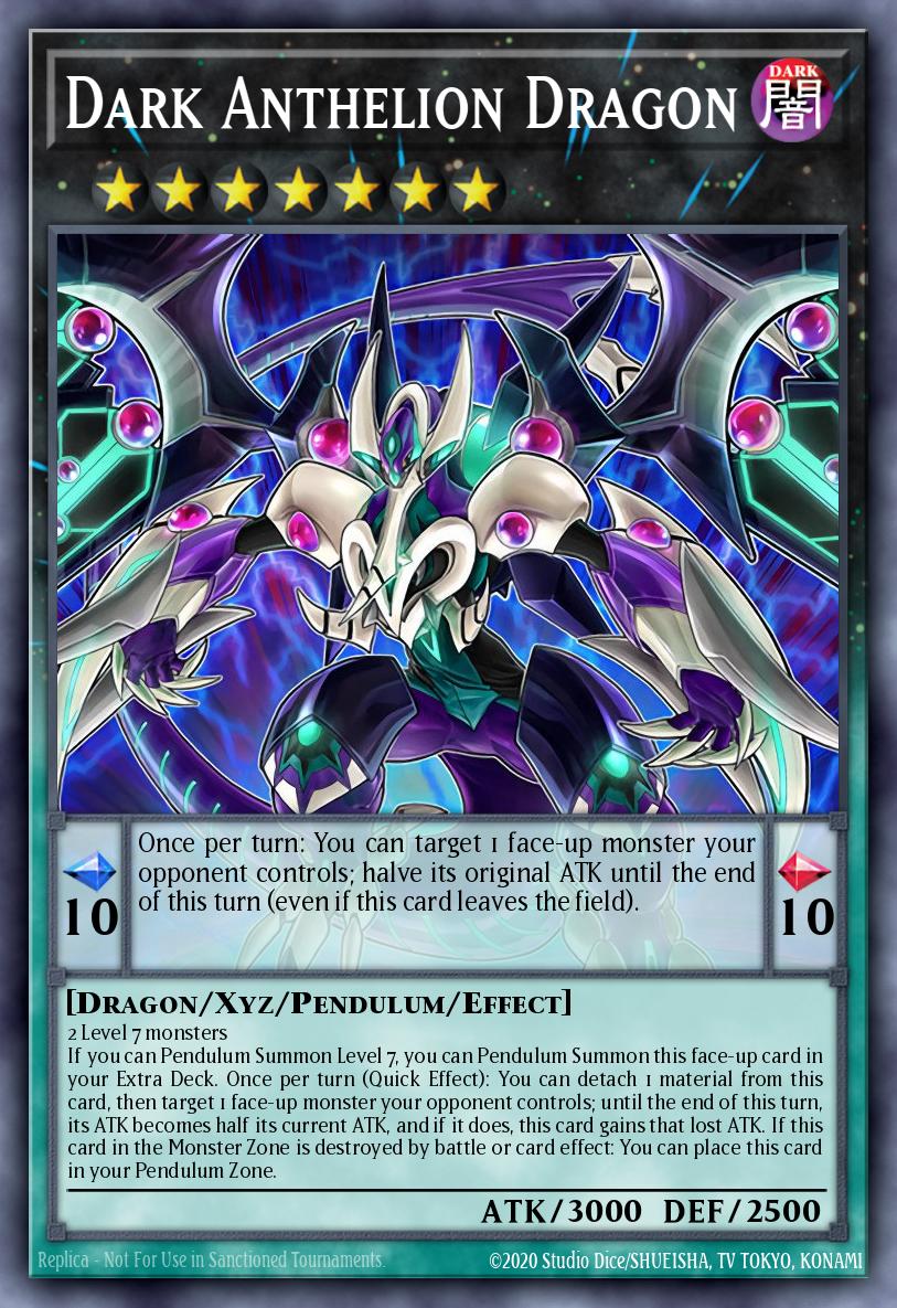 Dragão Antélio Negro — Duel Overload EN036