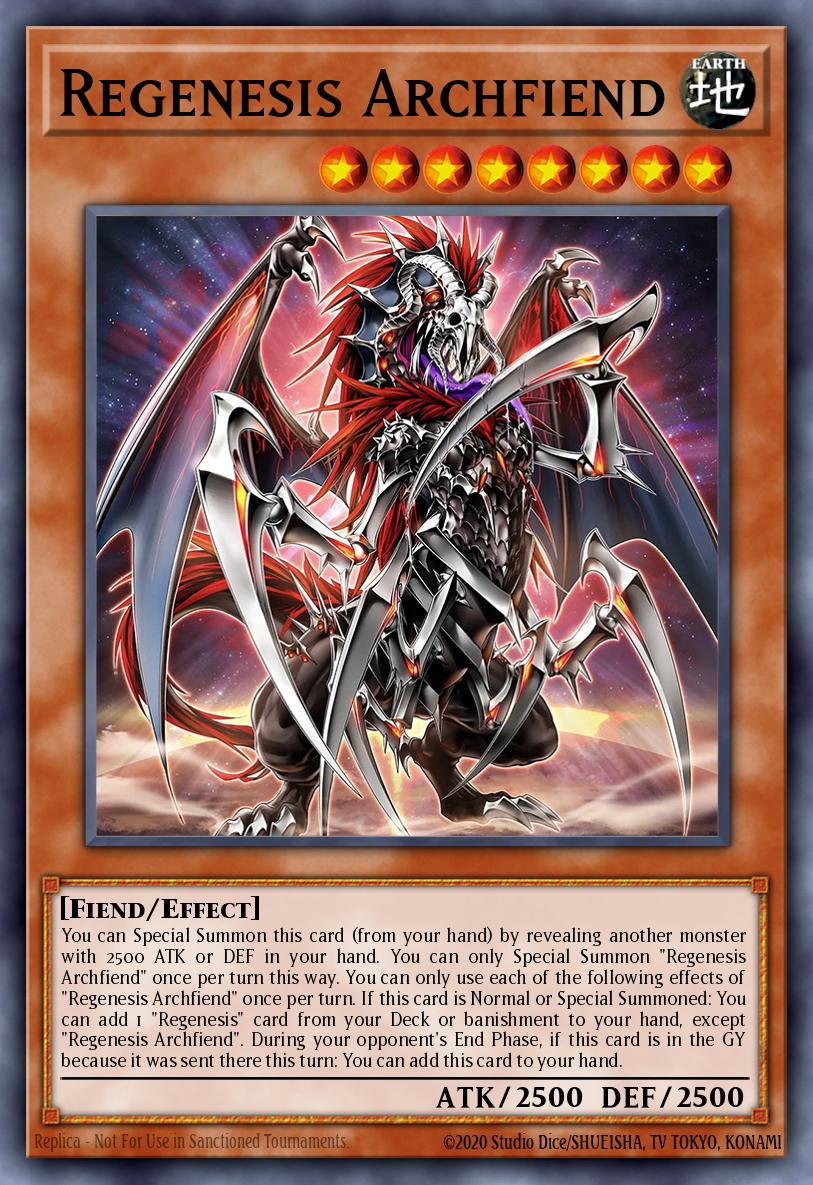 Regenesis Archfiend — Magnificent Monsters EN060
