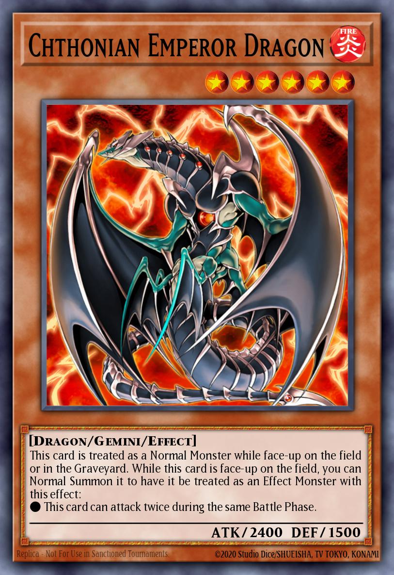 Dragão Imperador Chthoniano — Tactical Evolution: Special Edition EN019