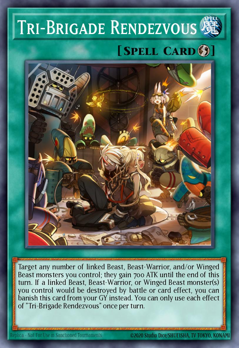 Ponto de Encontro da Tri-Brigada — Blazing Vortex Premiere! promotional card EN056