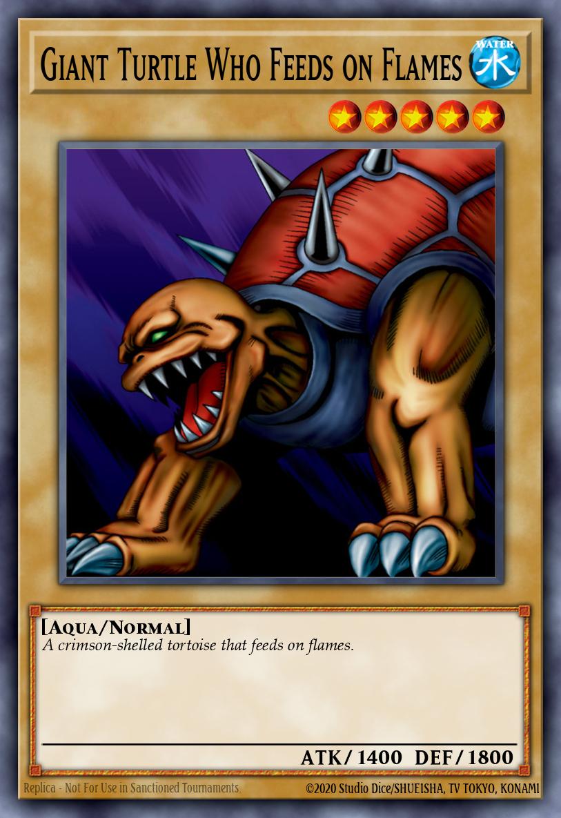 Tartaruga Gigante Que Se Alimenta de Chamas — Magic Ruler 022