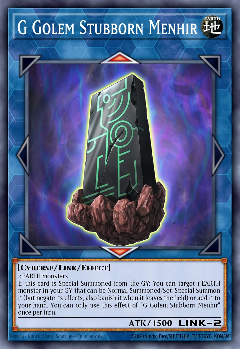 G Golem Stubborn Menhir — Battles of Legend: Crystal Revenge EN043
