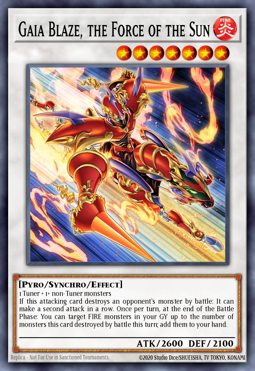 Gaia Blaze, the Force of the Sun — Duelist Nexus EN042