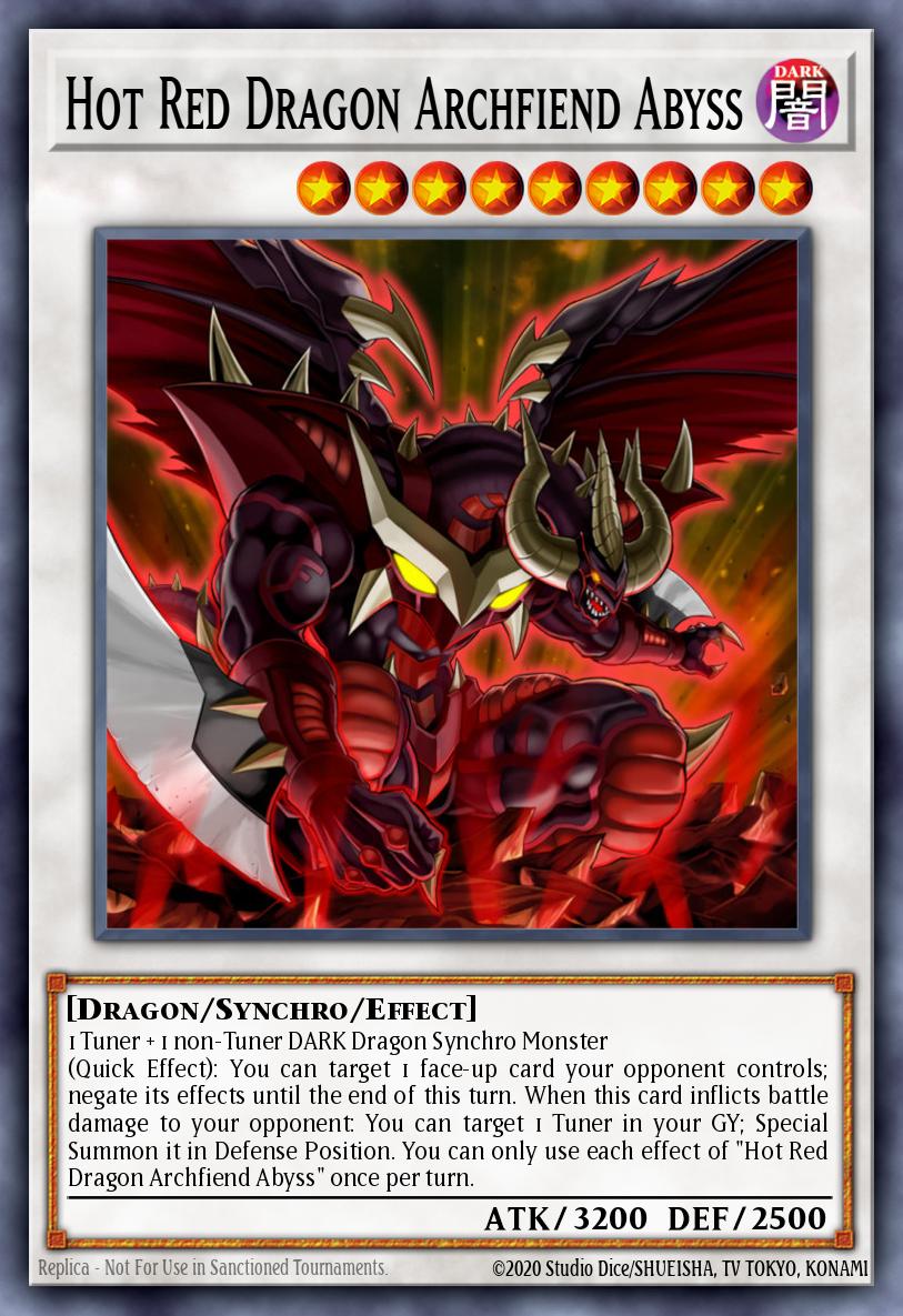 Abrasador Dragão Vermelho Arquidemônio do Abismo — Duel Power EN057