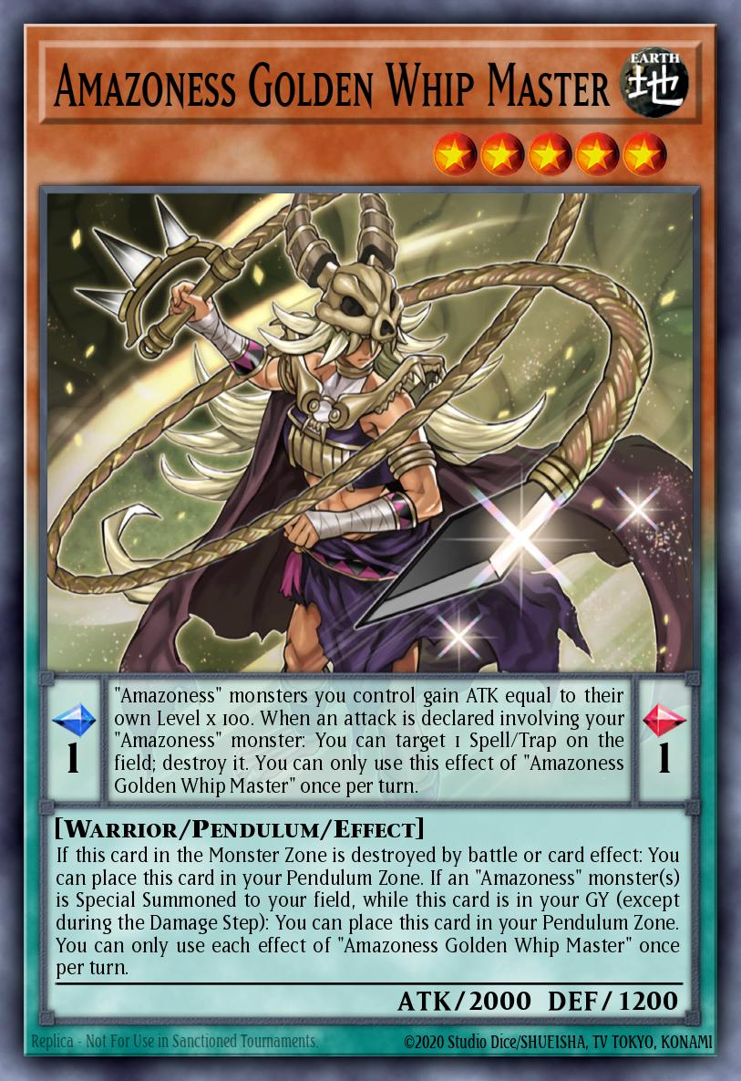 Amazoness Golden Whip Master — Darkwing Blast EN093