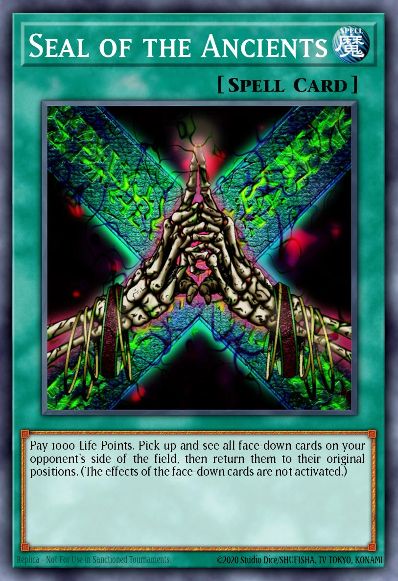 Seal of the Ancients — Yu-Gi-Oh! Power of Chaos: Kaiba the Revenge promotional cards E003