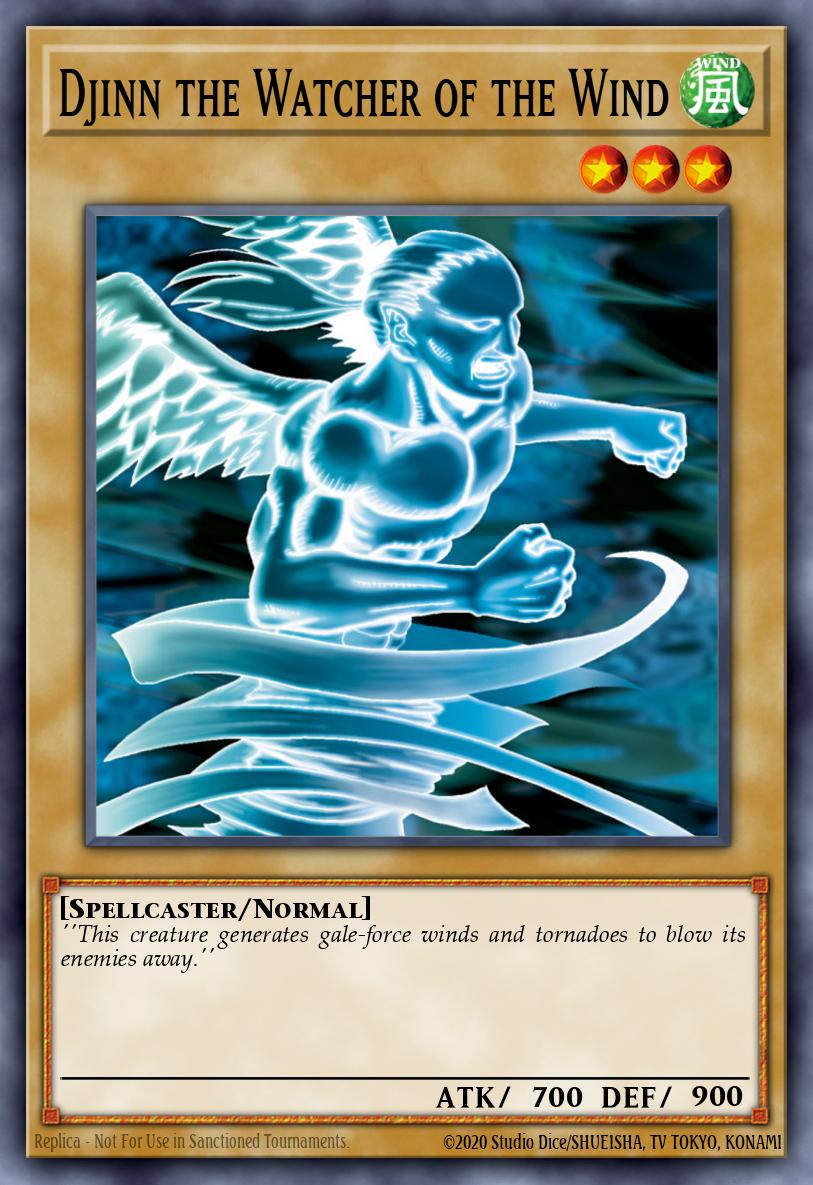 Djinn, o Observador do Vento — Sem lançamento no TCG (OCG / Master Duel) 97843505
