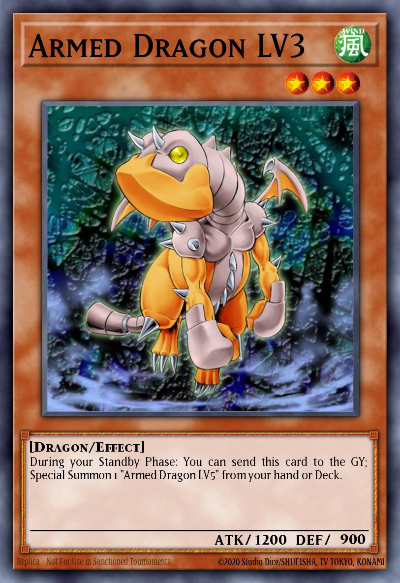 Dragão Armado LV3 — Dragunity Legion Structure Deck EN018