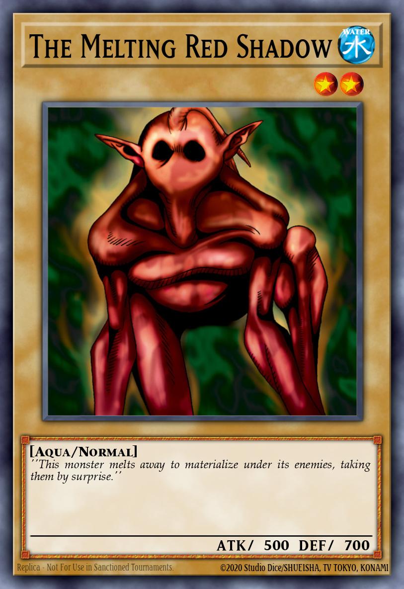 A Sombra vermelha Derretida — Sem lançamento no TCG (OCG / Master Duel) 98898173