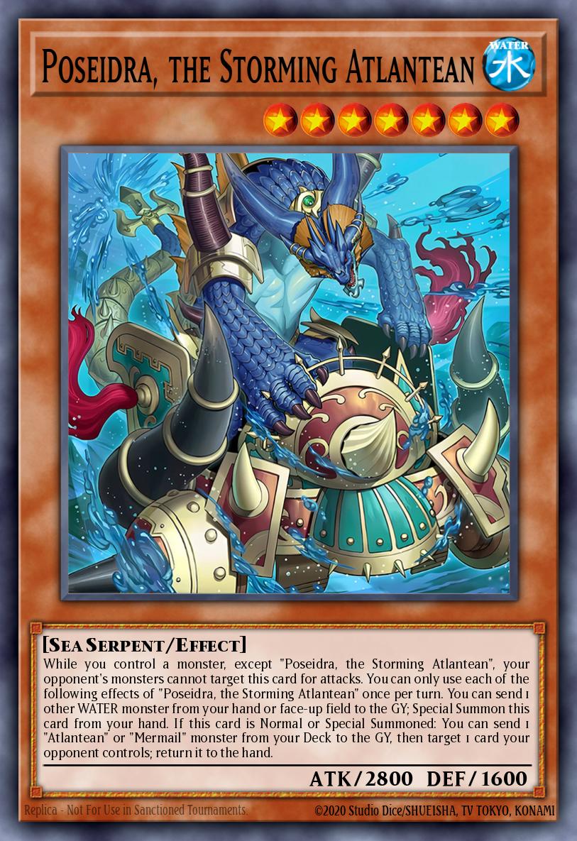 Poseidra, the Storming Atlantean — Magnificent Monsters EN055