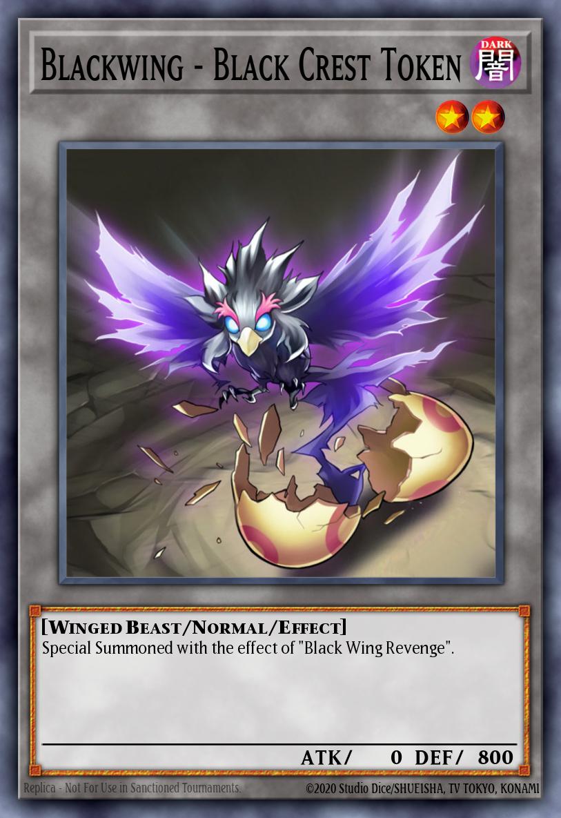 Blackwing - Black Crest Token — Sem lançamento no TCG (OCG / Master Duel) 9925983