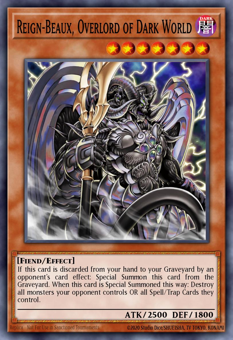 Reign-Beaux, o Suserano do Mundo Negro — Structure Deck: Dark World EN004