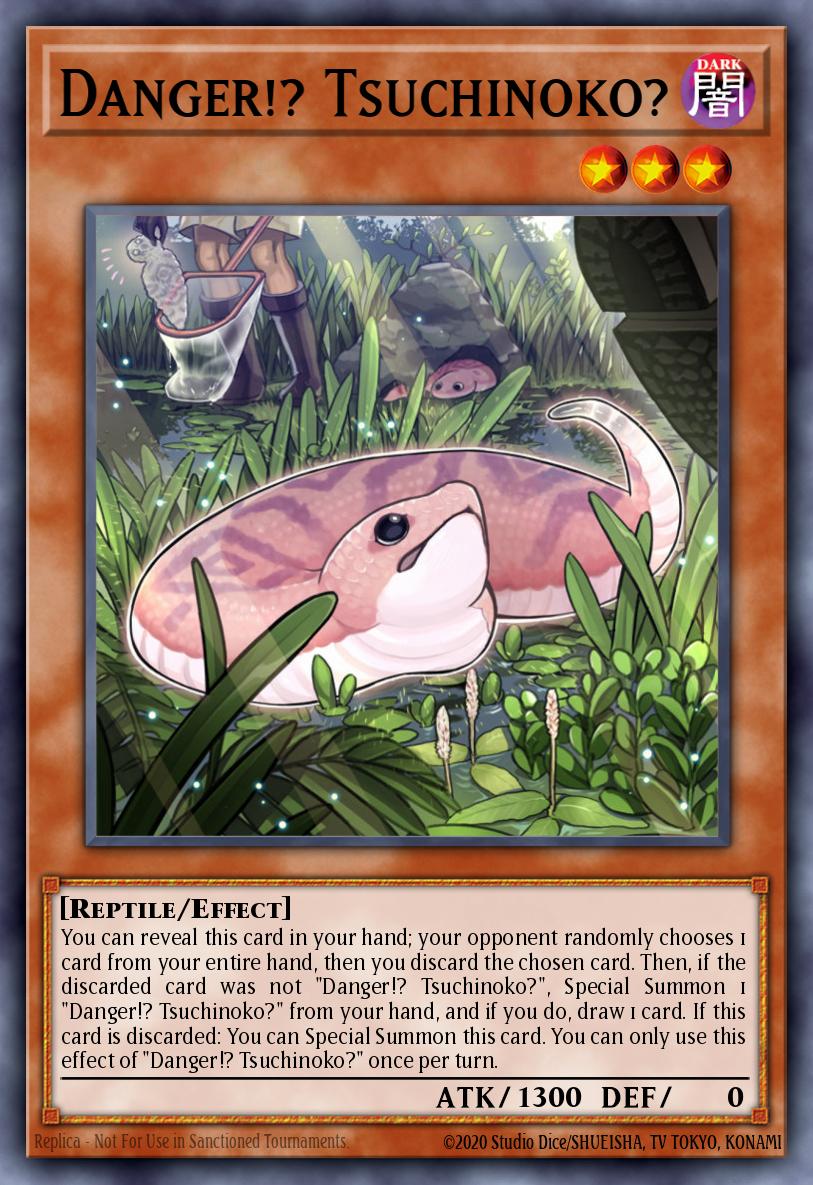 Perigo!? Tsuchinoko? — Structure Deck: Dark World EN021