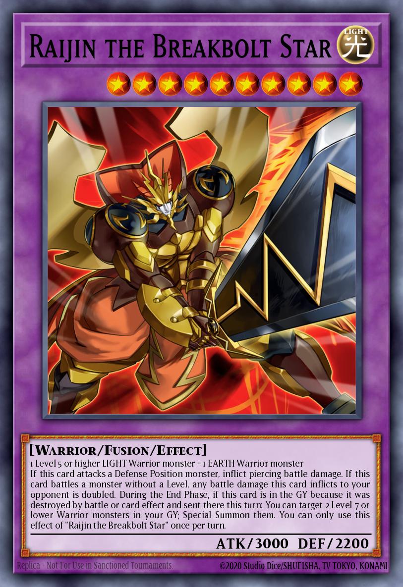 Raijin the Breakbolt Star — Battles of Legend: Crystal Revenge EN037