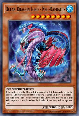 Dragão Senhor do Oceano- Neo-Daedalus — Structure Deck: Fury from the Deep EN001