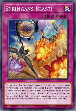 Explosão Springans! — Blazing Vortex Premiere! promotional card EN069