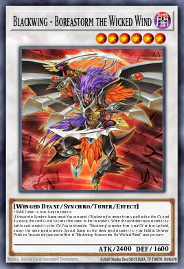 Blackwing - Boreastorm the Wicked Wind — Legendary 5D's Decks ENC34
