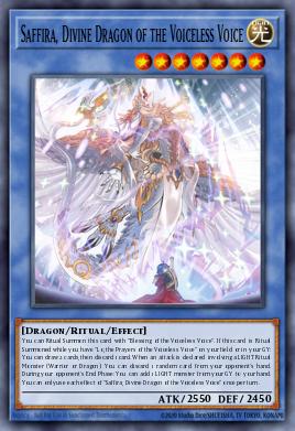 Saffira, Divine Dragon of the Voiceless Voice — 2025 Mega-Pack Tin EN352