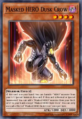Masked HERO Dusk Crow — Maze of Muertos EN014