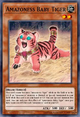 Bebê Tigre Amazoness — Legendary Duelists: Season 1 EN023