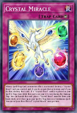 Milagre Cristalino — Structure Deck: Legend of the Crystal Beasts EN033