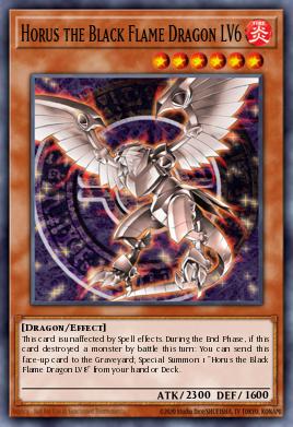 Horus, o Dragão da Chama Negra LV6 — Dark Revelation Volume 3 EN007
