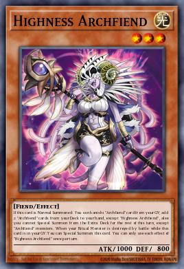 Highness Archfiend — Burst Protocol EN016