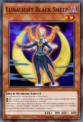 Ovelha Negra Luzlunar — Legendary Arc-V Decks ENL02
