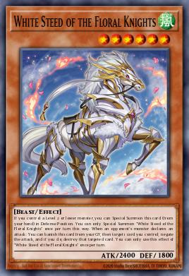 Corcel Branco dos Cavaleiros Florais — Legendary Duelists: Synchro Storm EN022