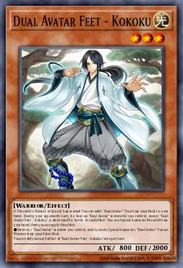 Pés dos Dois Avatares - Kokoku — Phantom Rage Premiere! promotional card EN015