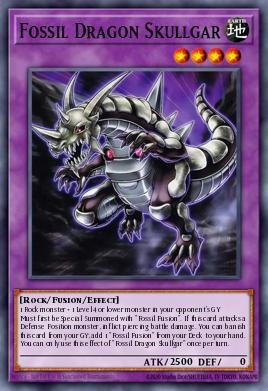 Dragão Fóssil Skullgar — Battles of Legend: Armageddon EN010
