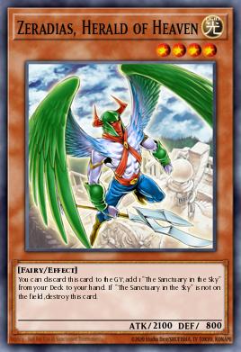 Zeradias, o Arauto dos Céus — Lost Sanctuary Structure Deck EN019