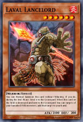 Senhor da Lança Laval — Onslaught of the Fire Kings Structure Deck EN008