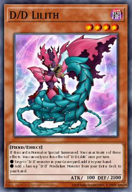 D/D Lilith — Pendulum Domination Structure Deck EN008