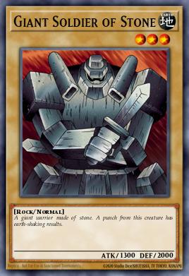 Soldado de Pedra Gigante — Starter Deck: Yugi Evolution 010