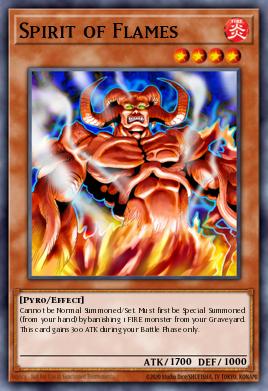 Espírito das Chamas — Onslaught of the Fire Kings Structure Deck EN016