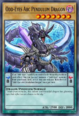 Dragão Pêndulo Arc de Olhos Anômalos — Legendary Arc-V Decks ENO11
