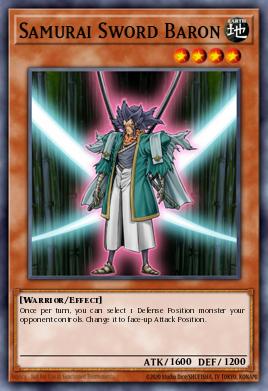 Samurai Sword Baron — Yu-Gi-Oh! 5D's World Championship 2010: Reverse of Arcadia promotional cards EN001