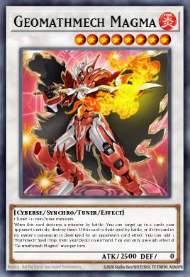 Geomechamático Magma — Mystic Fighters EN007