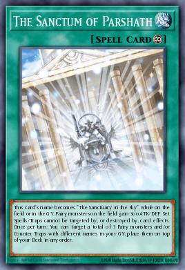 O Sacrário de Parshath — Structure Deck: Wave of Light EN025
