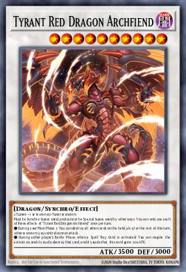 Tirano Dragão Vermelho Arquidemônio — The Dark Illusion: Special Edition EN050