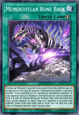Mementotlan Bone Back — Valiant Smashers EN010