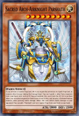 Sagrado Arquicavaleiro Celeste Parshath — Structure Deck: Wave of Light EN001