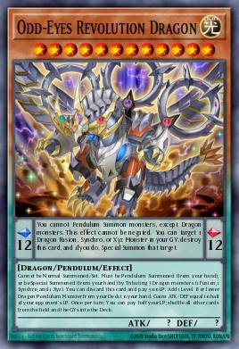 Dragão da Revolução de Olhos Anômalos — Legendary Arc-V Decks ENO12