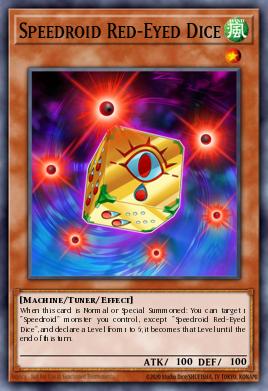 Velocidaroide Dado de Olhos Avermelhados — Legendary Arc-V Decks ENS06