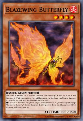 Borboleta Asas em Chamas — Warriors' Strike Structure Deck EN012