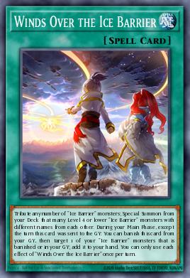Ventos Sobre a Barreira de Gelo — Structure Deck: Freezing Chains EN027