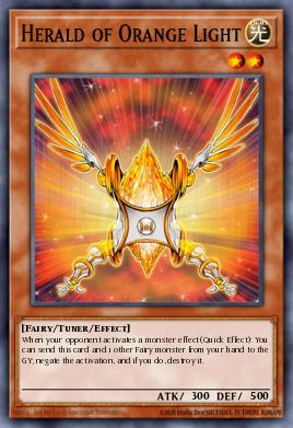 Arauto da Luz Laranja — Turbo Pack: Booster Seven EN017